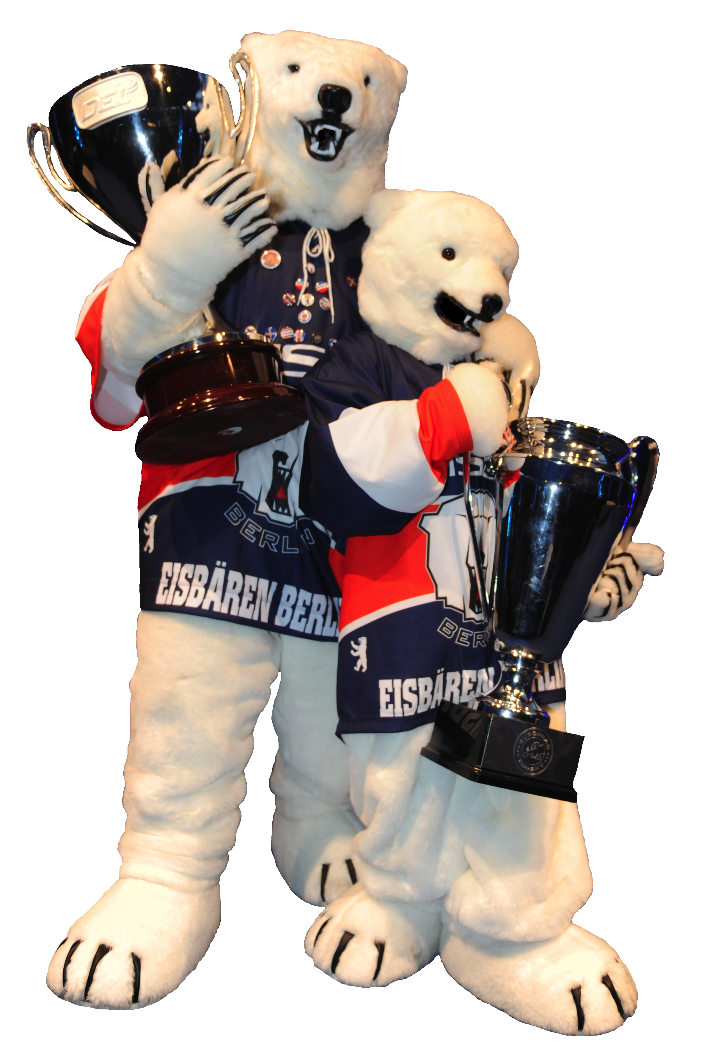 offizielles Maskottchen & Sportbeutel schwarz Eishockey WM 2018 Dänemark 