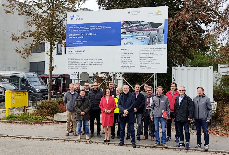 EVL Eisstadion bautafel