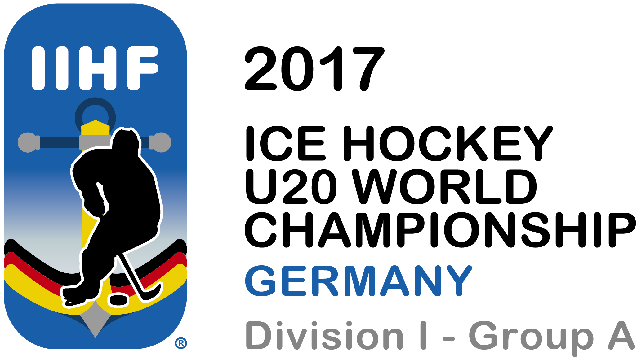 IIHF U20 Div. I Weltmeisterschaft Germany 2017 WM20IA hor col en