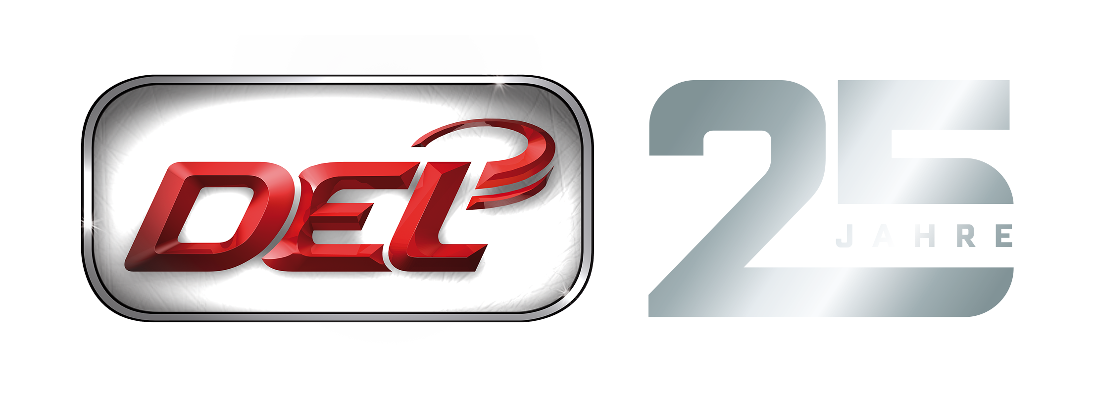 DEL 25Jahre Logo silber