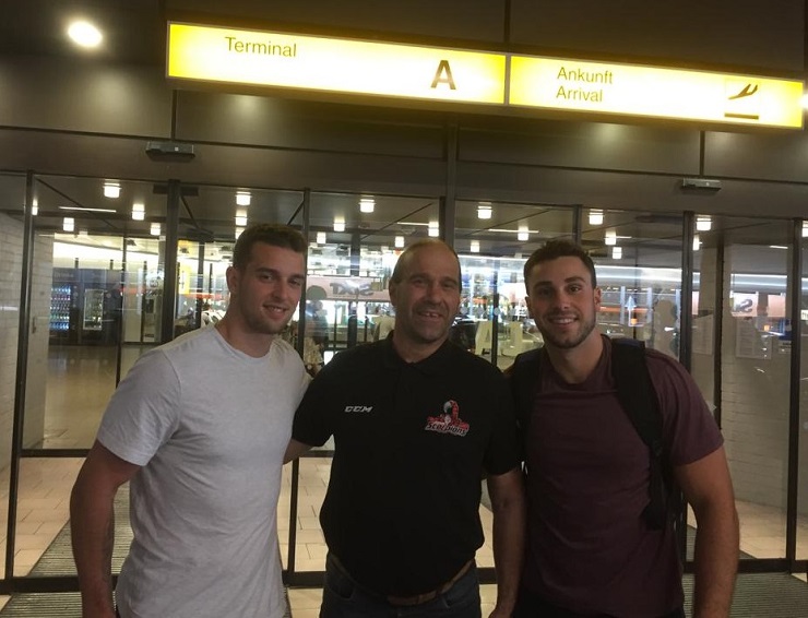 links Pelletier rechts Robinson Foto Privat