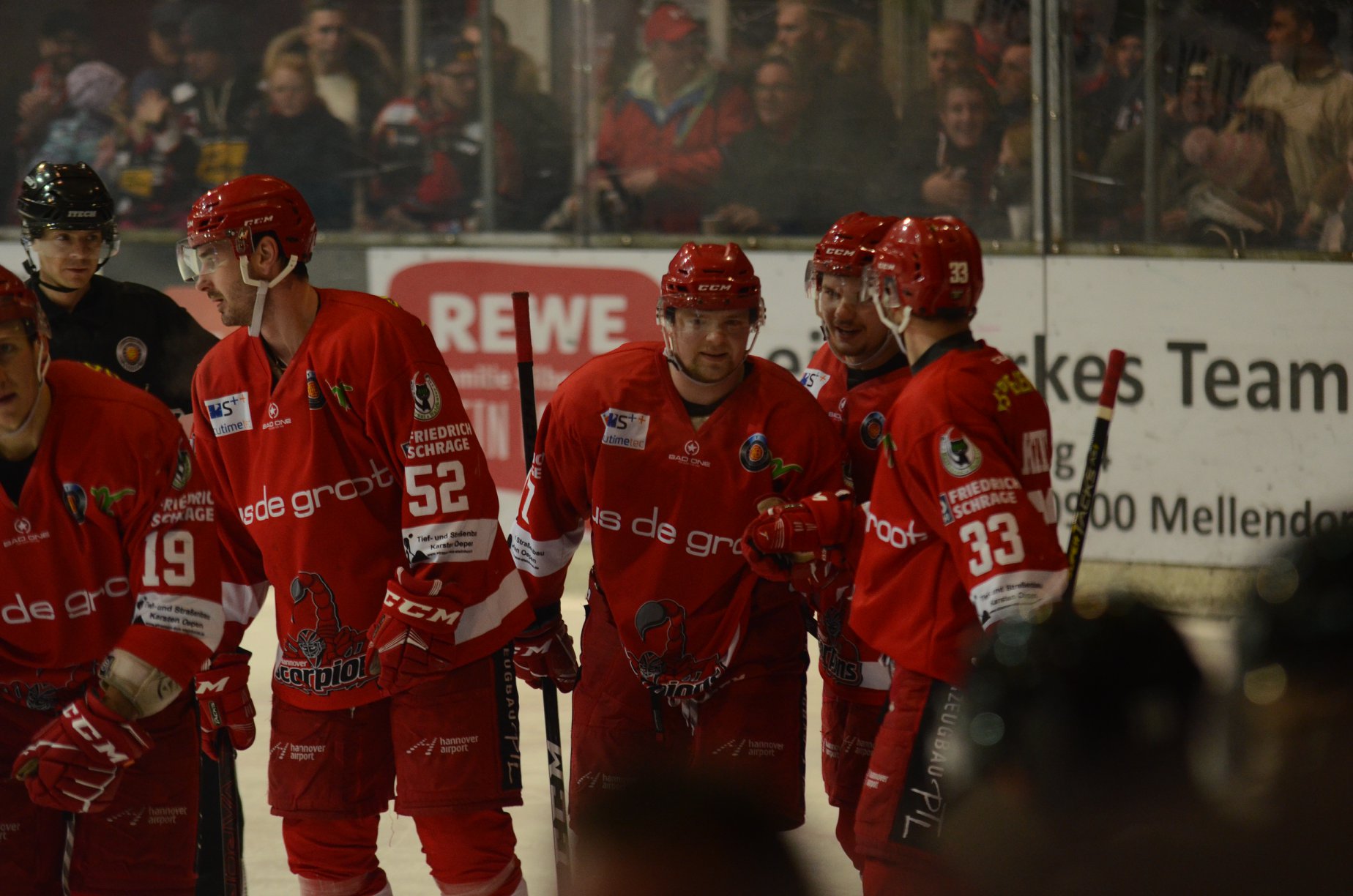 Spielbild Scorpions Harz 16.11.18